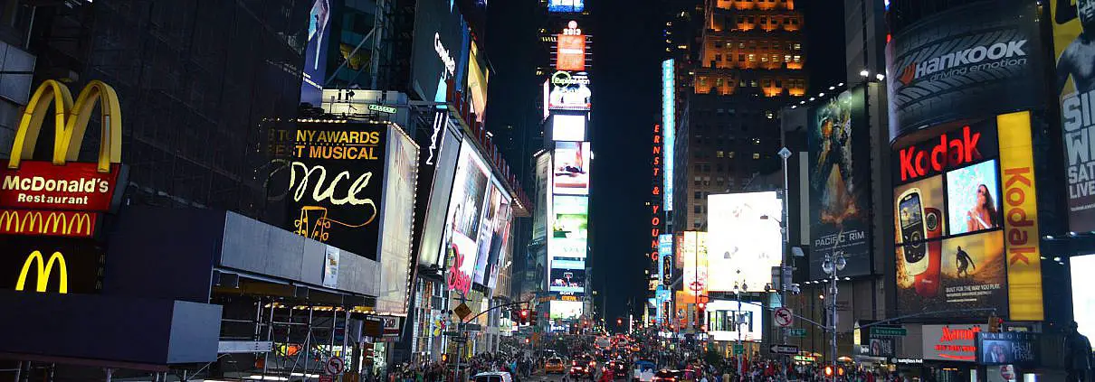 times square bei nacht