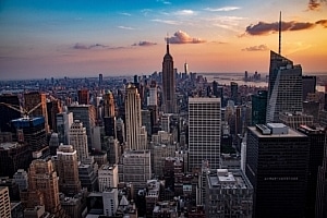 sunset, manhattan, city, skyline, architecture, usa, america, cityscape, nyc, travel, new, skyscraper, downtown, york, view, new york city, dusk, empire, state, empire state building, nature, panoramic, skyscrapers, scenic, yellow, orange